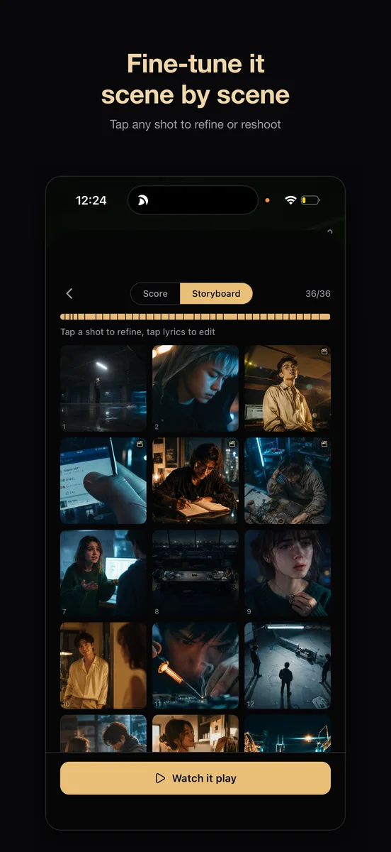 SunoMV app screen 4