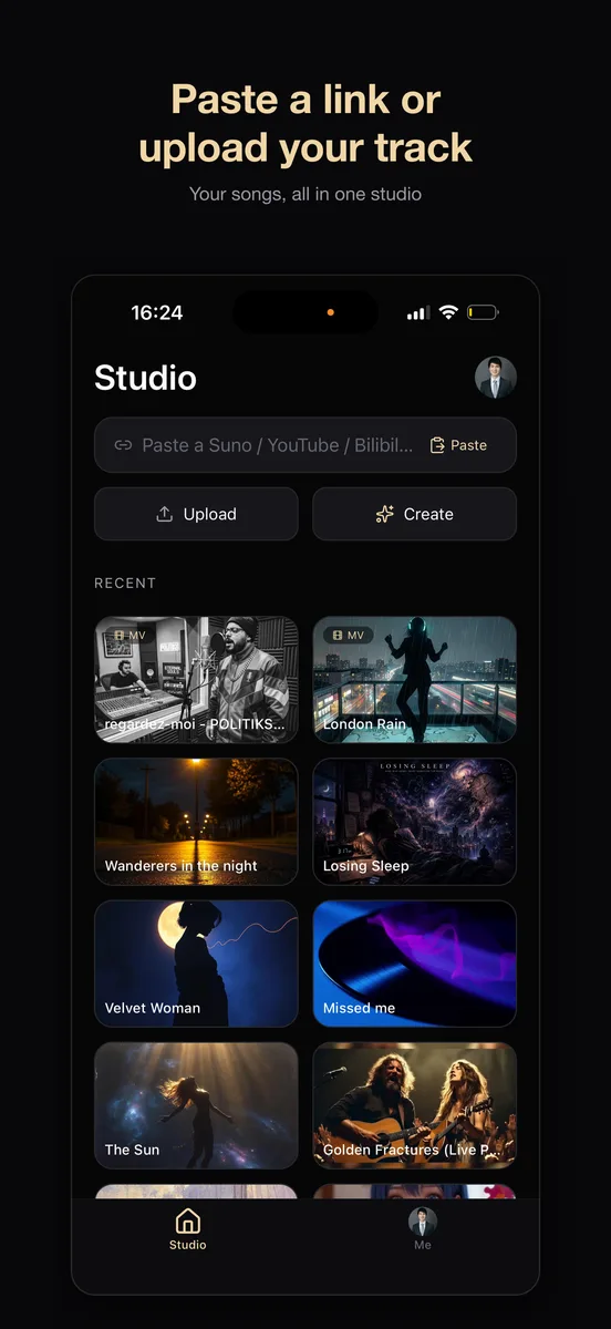 SunoMV app screen 6